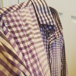 Express Mens Fitted Dress Shirt